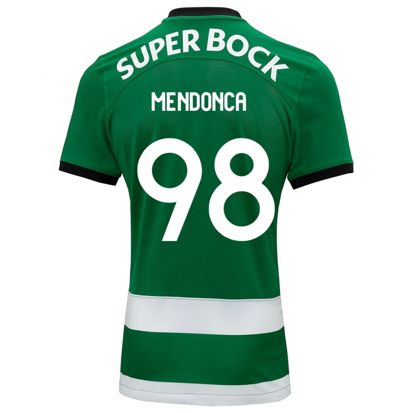 Bambino Maglia Manuel Mendonça #98 Verde Kit Gara Home 2023/24 Maglietta