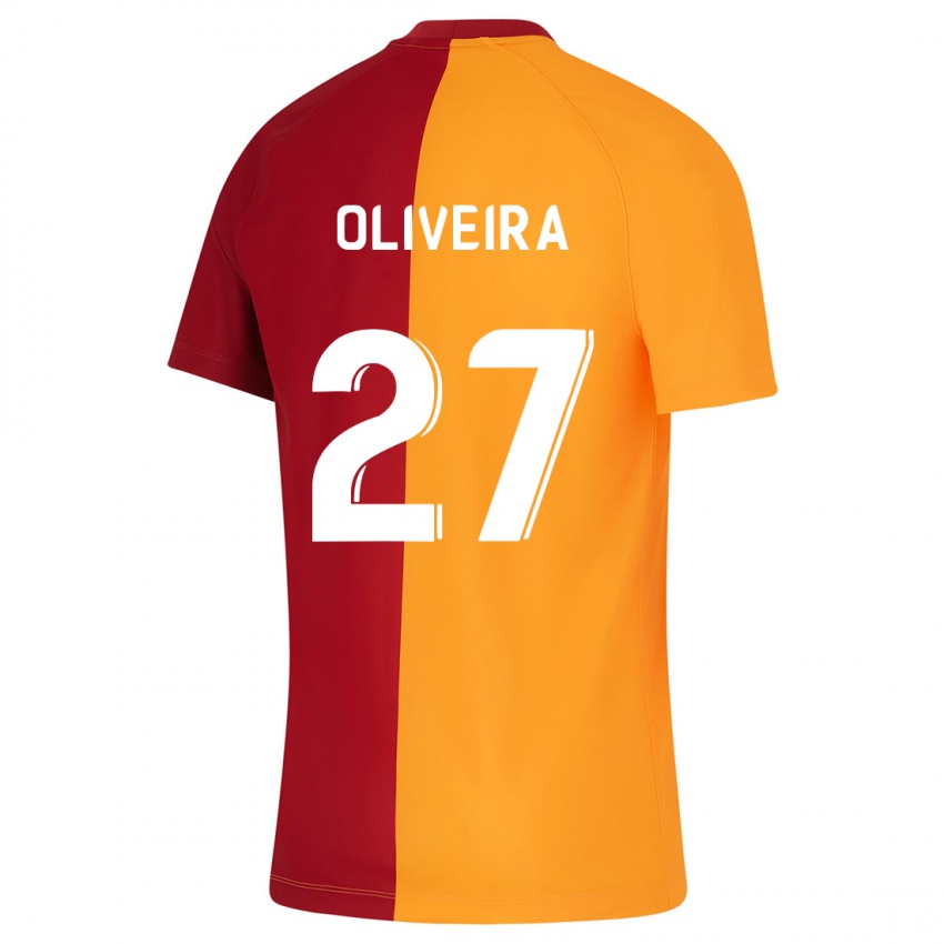 Bambino Maglia Sergio Oliveira #27 Arancia Kit Gara Home 2023/24 Maglietta