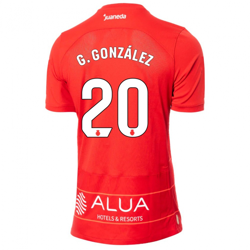 Bambino Maglia Giovanni González #20 Rosso Kit Gara Home 2023/24 Maglietta