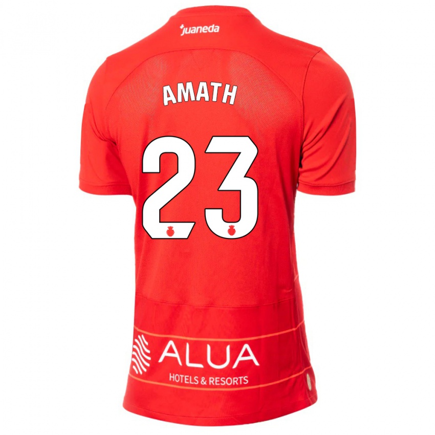 Bambino Maglia Amath Ndiaye #23 Rosso Kit Gara Home 2023/24 Maglietta