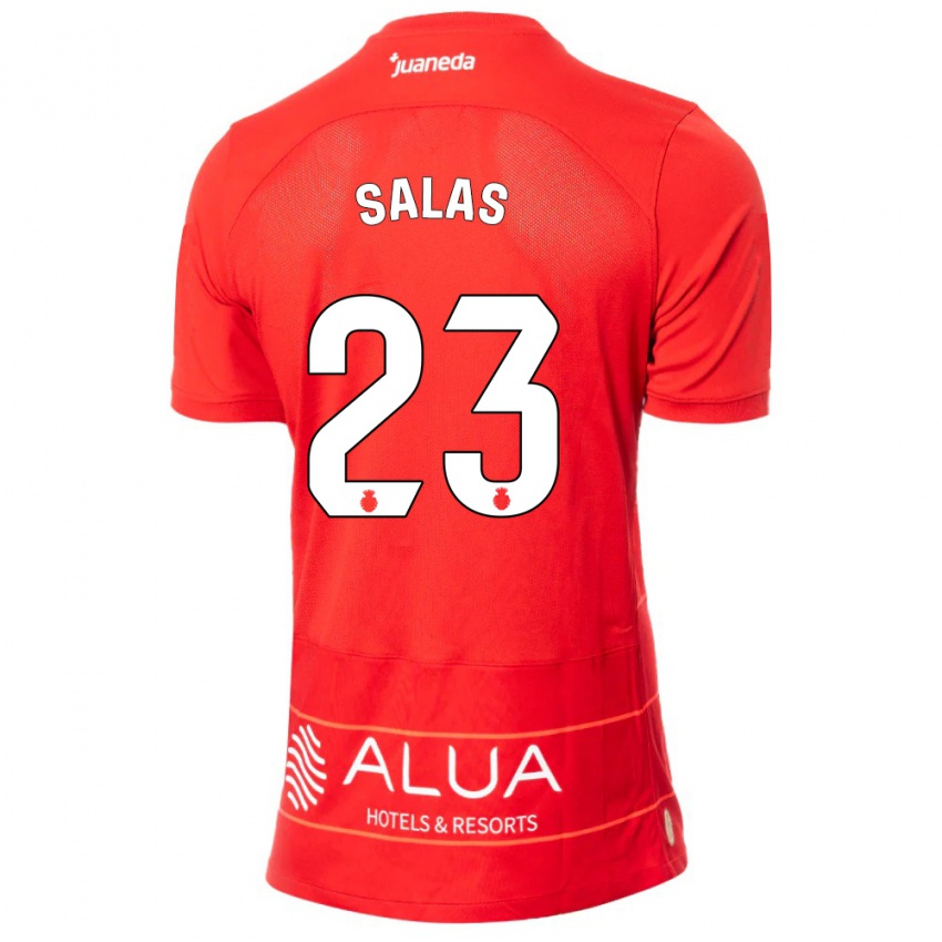 Bambino Maglia Jan Salas #23 Rosso Kit Gara Home 2023/24 Maglietta