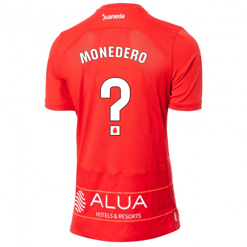 Bambino Maglia Marc Monedero #0 Rosso Kit Gara Home 2023/24 Maglietta