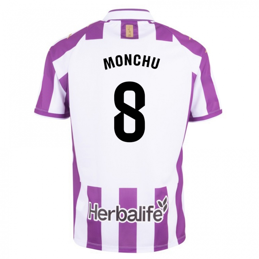 Bambino Maglia Monchu #8 Porpora Kit Gara Home 2023/24 Maglietta