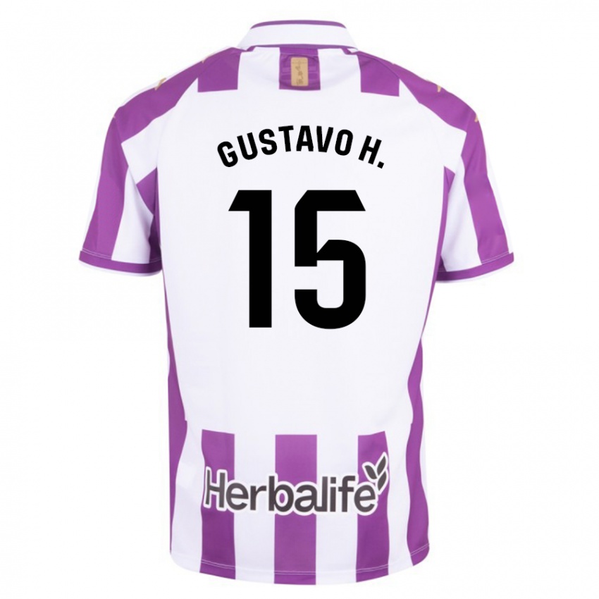 Bambino Maglia Gustavo Henrique #15 Porpora Kit Gara Home 2023/24 Maglietta