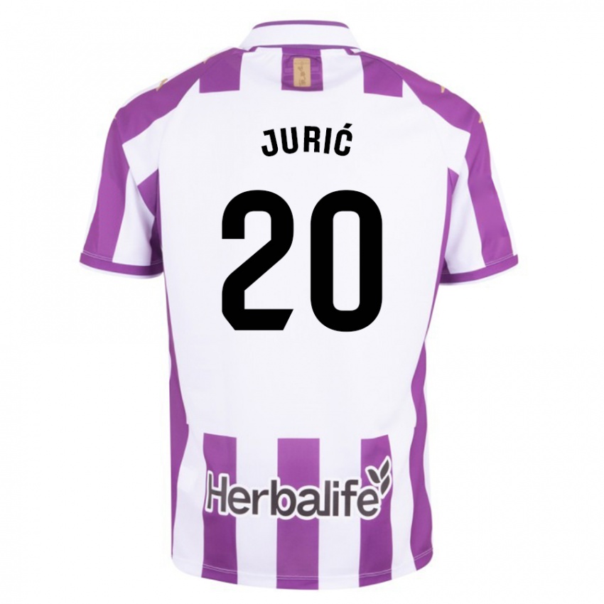 Bambino Maglia Stanko Juric #20 Porpora Kit Gara Home 2023/24 Maglietta