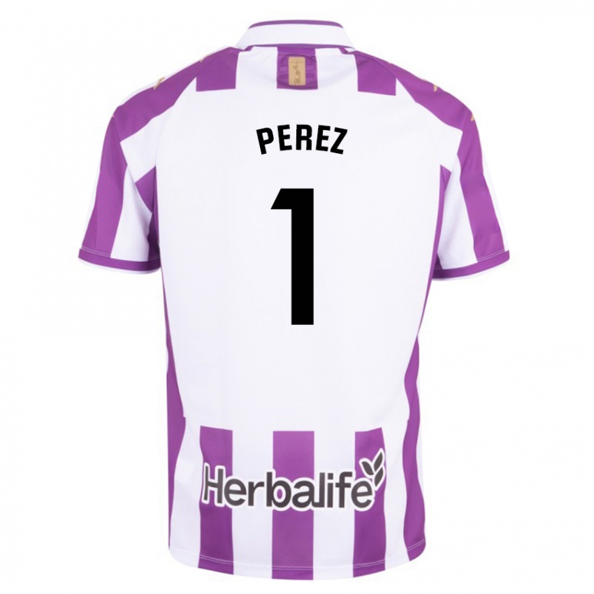 Bambino Maglia Fer Pérez #1 Porpora Kit Gara Home 2023/24 Maglietta