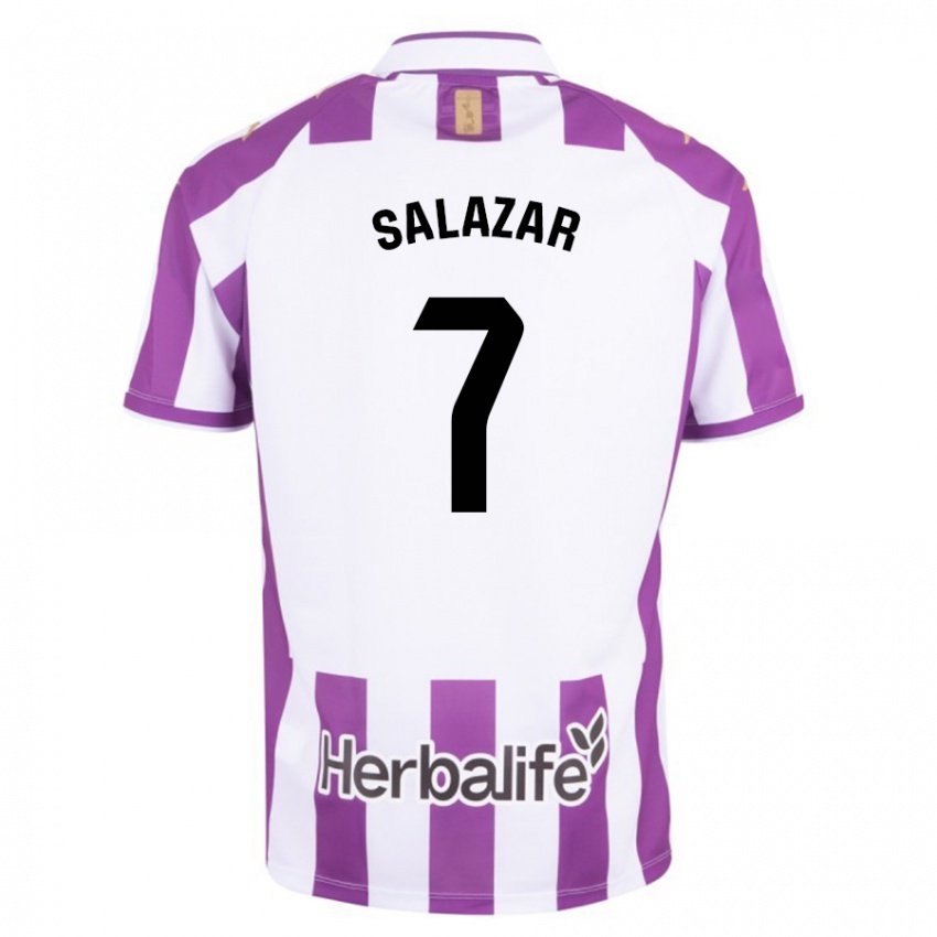 Bambino Maglia Israel Salazar #7 Porpora Kit Gara Home 2023/24 Maglietta