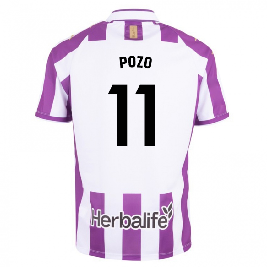 Bambino Maglia Manuel Pozo #11 Porpora Kit Gara Home 2023/24 Maglietta