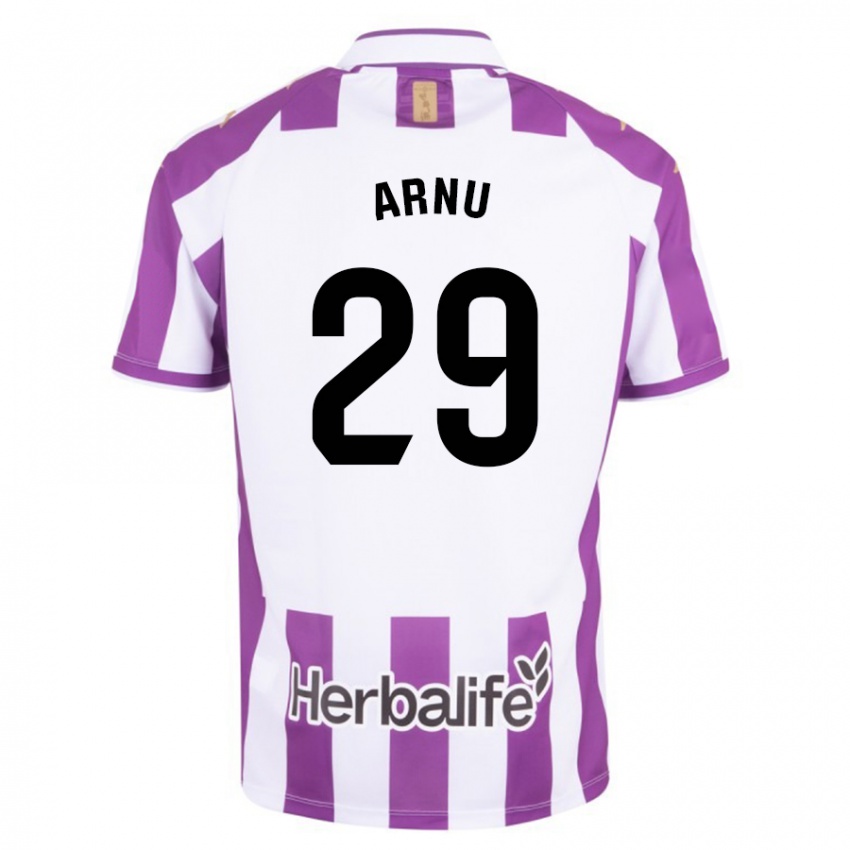 Bambino Maglia Adrián Arnu #29 Porpora Kit Gara Home 2023/24 Maglietta