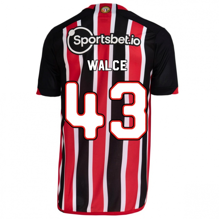 Bambino Maglia Walce #43 Blu Rosso Kit Gara Away 2023/24 Maglietta