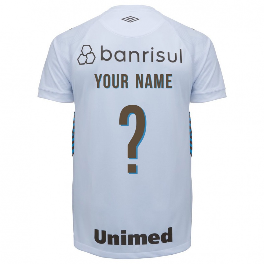 Bambino Maglia Il Tuo Nome #0 Bianco Kit Gara Away 2023/24 Maglietta