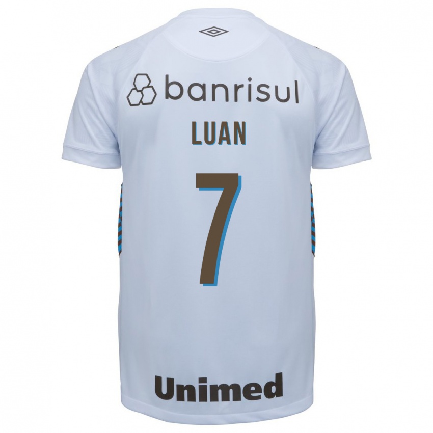 Bambino Maglia Luan #7 Bianco Kit Gara Away 2023/24 Maglietta