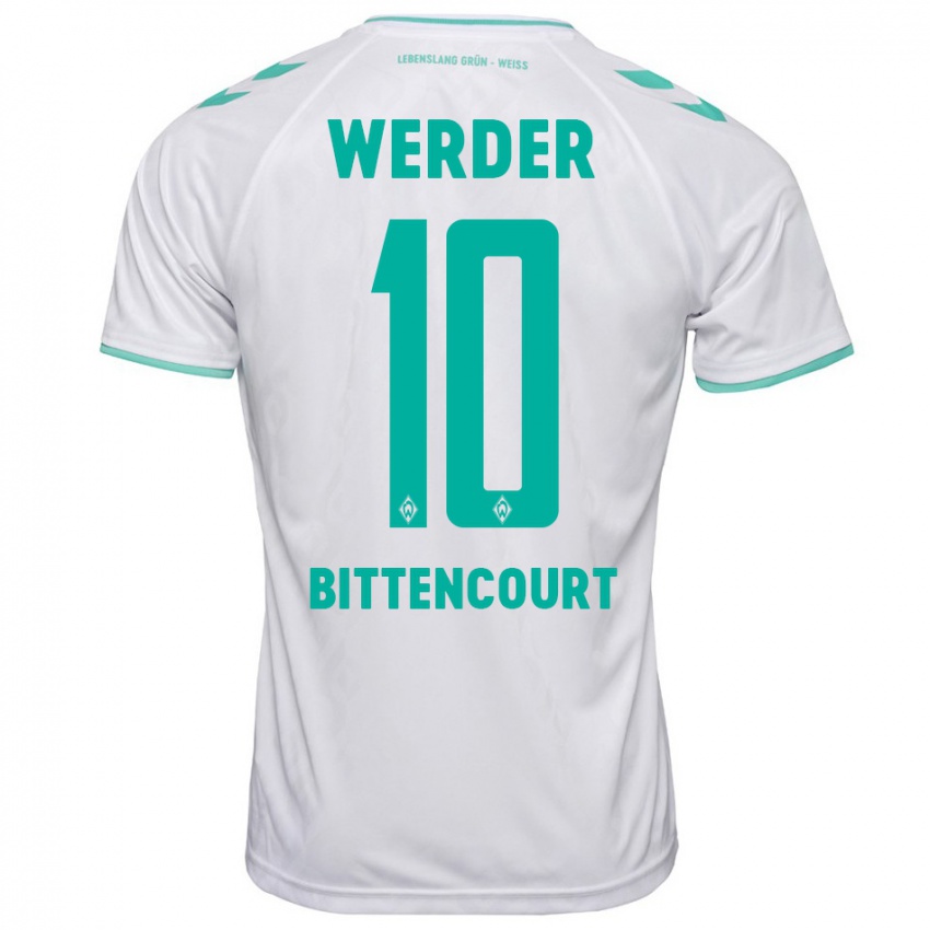 Bambino Maglia Leonardo Bittencourt #10 Bianco Kit Gara Away 2023/24 Maglietta