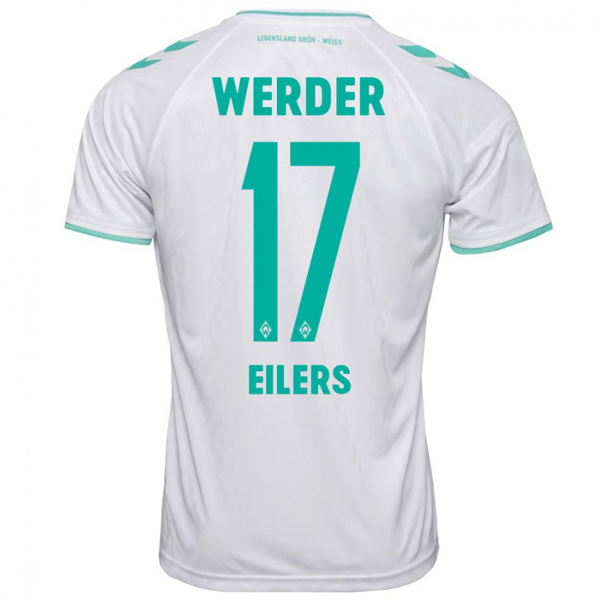 Bambino Maglia Jonas Eilers #17 Bianco Kit Gara Away 2023/24 Maglietta