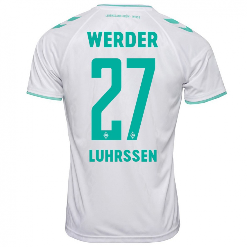 Bambino Maglia Nina Luhrssen #27 Bianco Kit Gara Away 2023/24 Maglietta