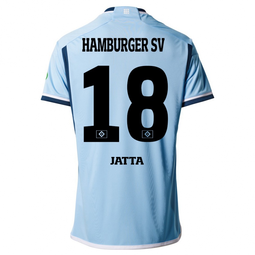 Bambino Maglia Bakery Jatta #18 Blu Kit Gara Away 2023/24 Maglietta