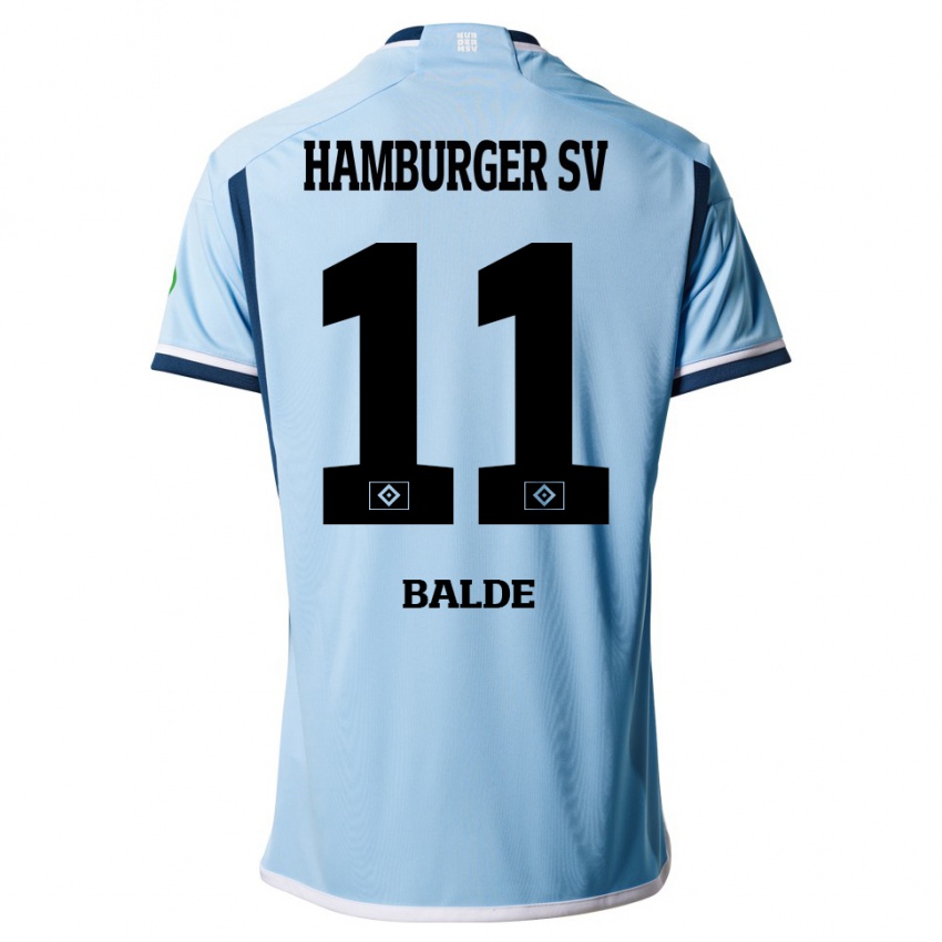 Bambino Maglia Fabio Baldé #11 Blu Kit Gara Away 2023/24 Maglietta