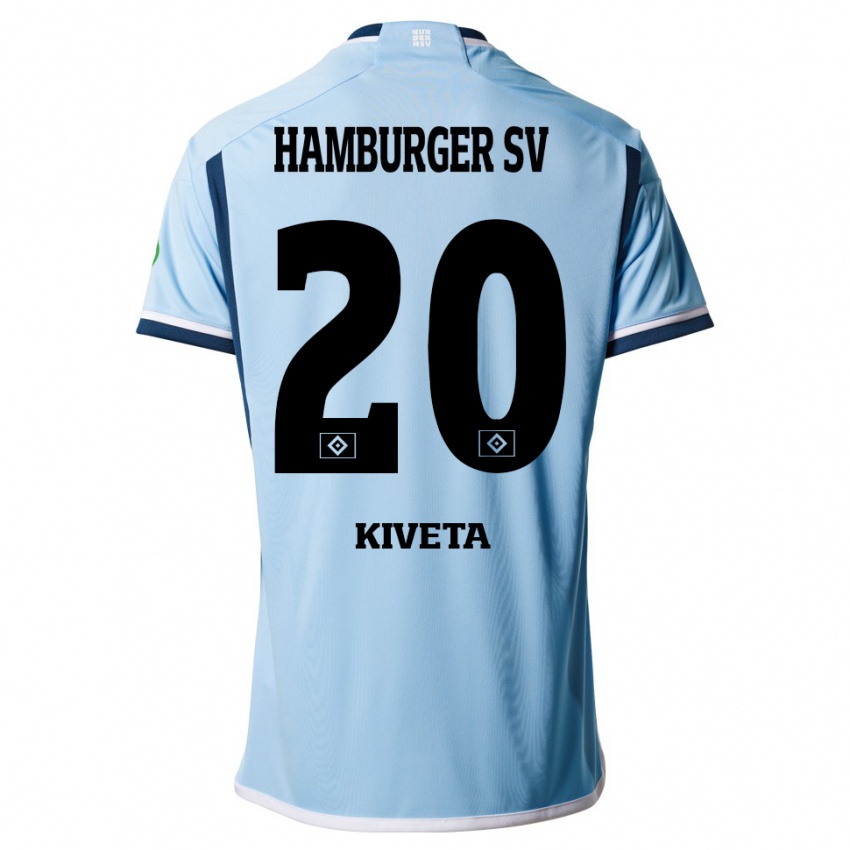 Bambino Maglia Glory Kiveta #20 Blu Kit Gara Away 2023/24 Maglietta