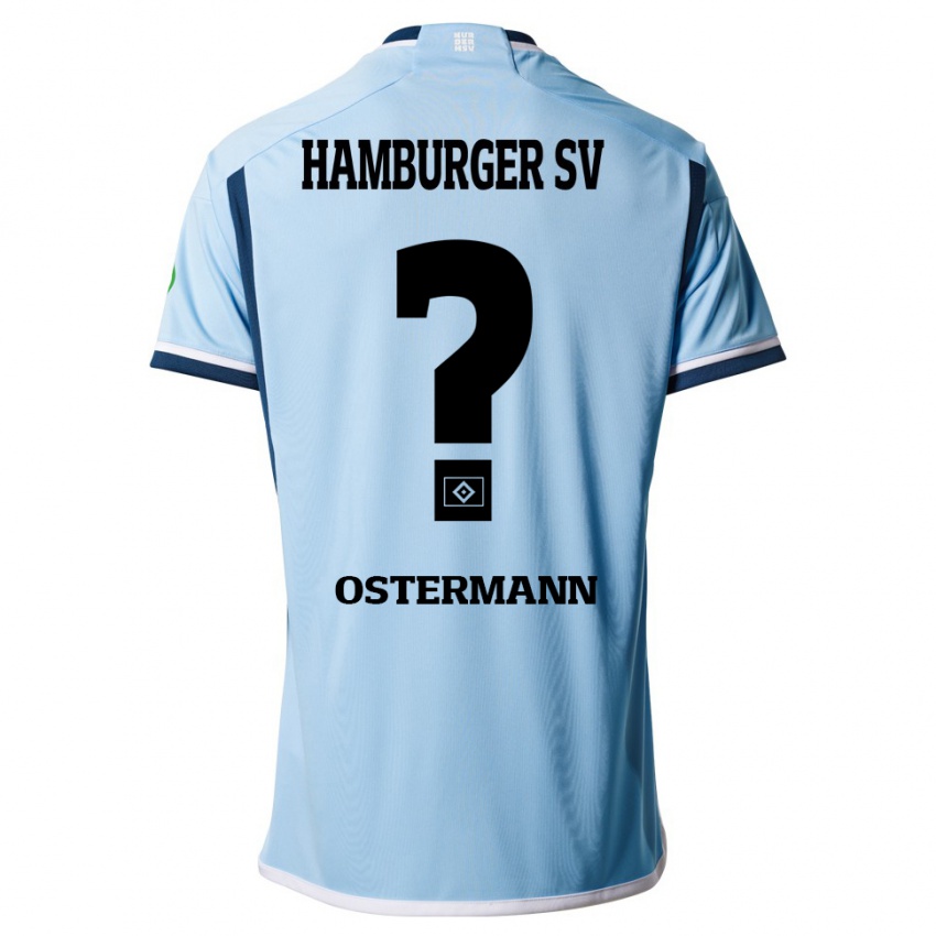 Bambino Maglia Sören Ostermann #0 Blu Kit Gara Away 2023/24 Maglietta