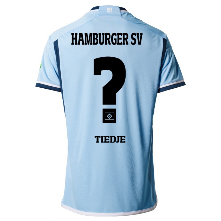 Bambino Maglia Patrick Tiedje #0 Blu Kit Gara Away 2023/24 Maglietta