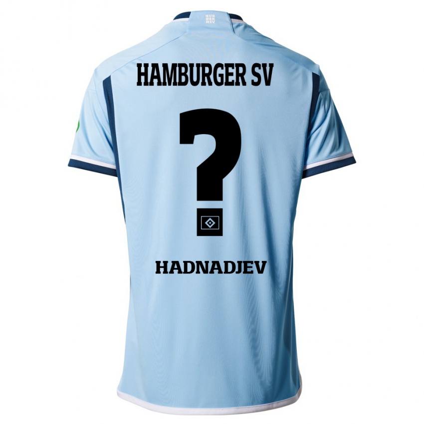 Bambino Maglia Marko Hadnadjev #0 Blu Kit Gara Away 2023/24 Maglietta