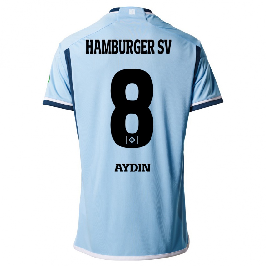 Bambino Maglia Songül Aydin #8 Blu Kit Gara Away 2023/24 Maglietta