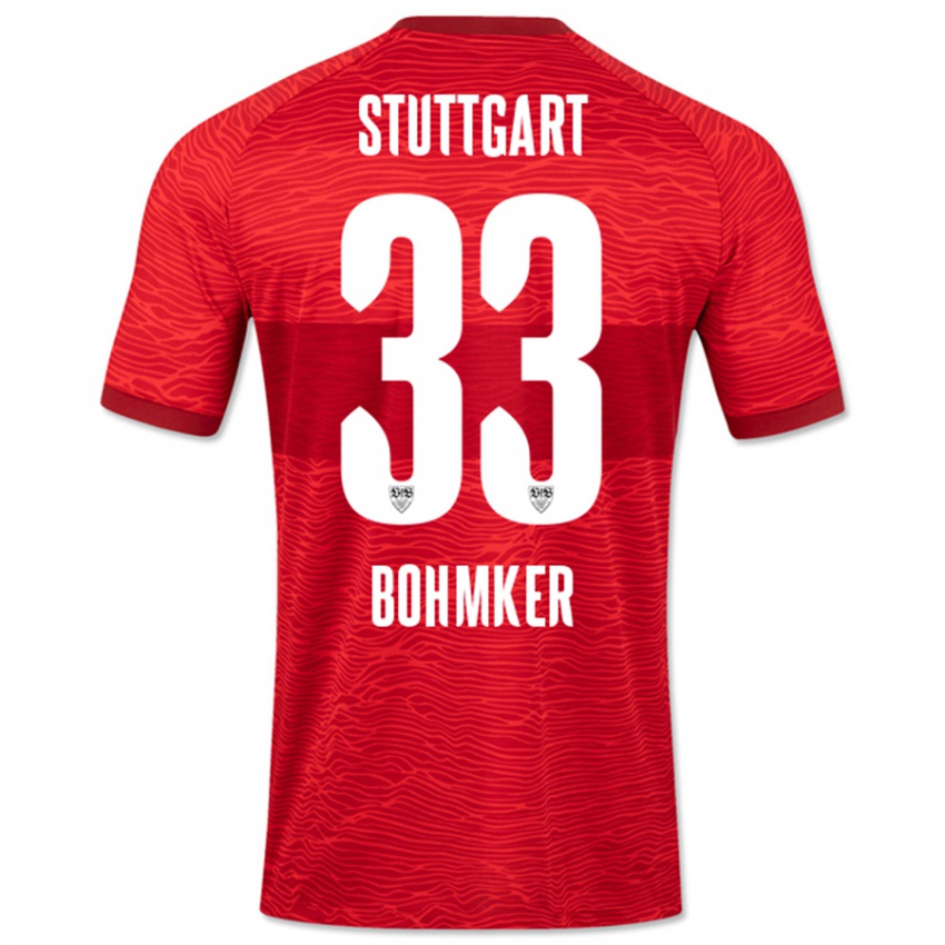 Bambino Maglia Finn Böhmker #33 Rosso Kit Gara Away 2023/24 Maglietta