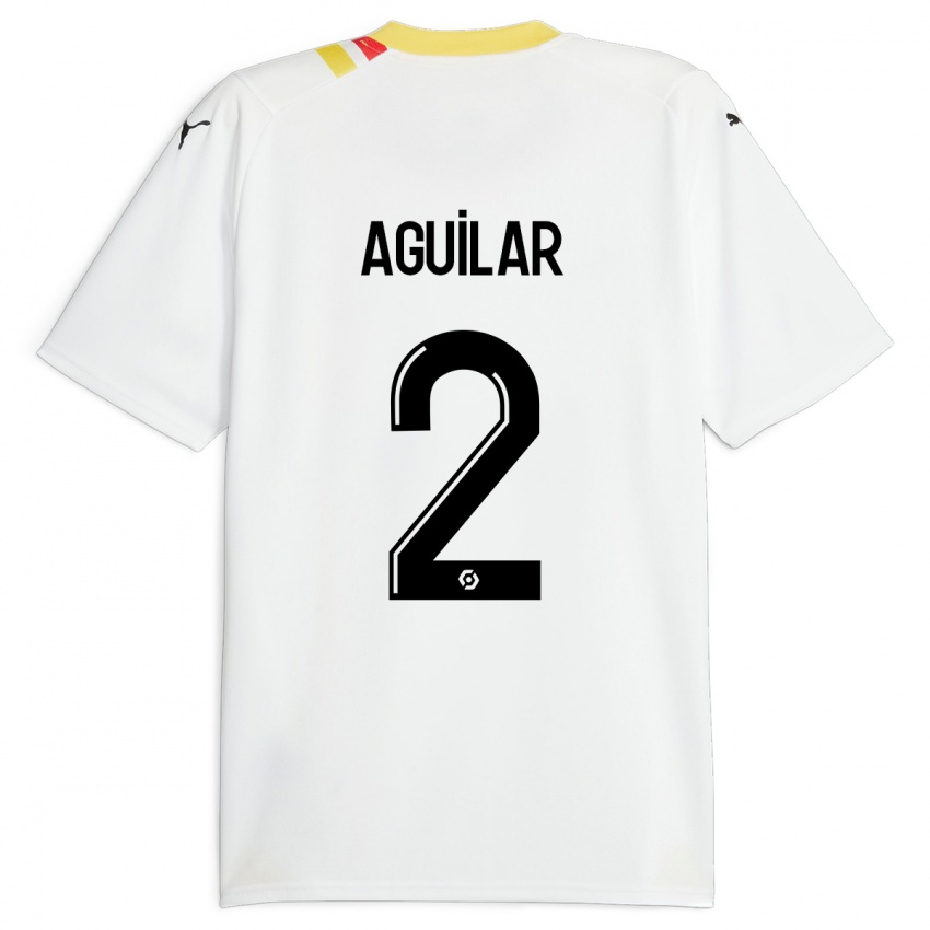 Bambino Maglia Ruben Aguilar #2 Nero Kit Gara Away 2023/24 Maglietta