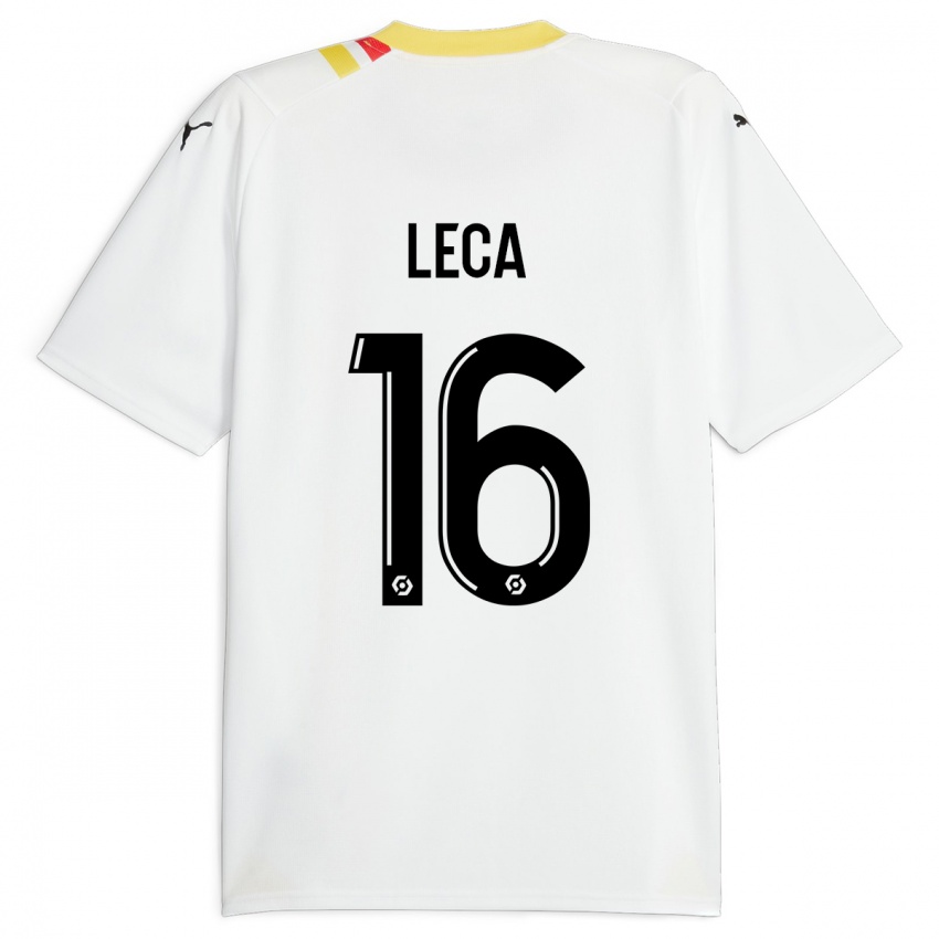 Bambino Maglia Jean-Louis Leca #16 Nero Kit Gara Away 2023/24 Maglietta