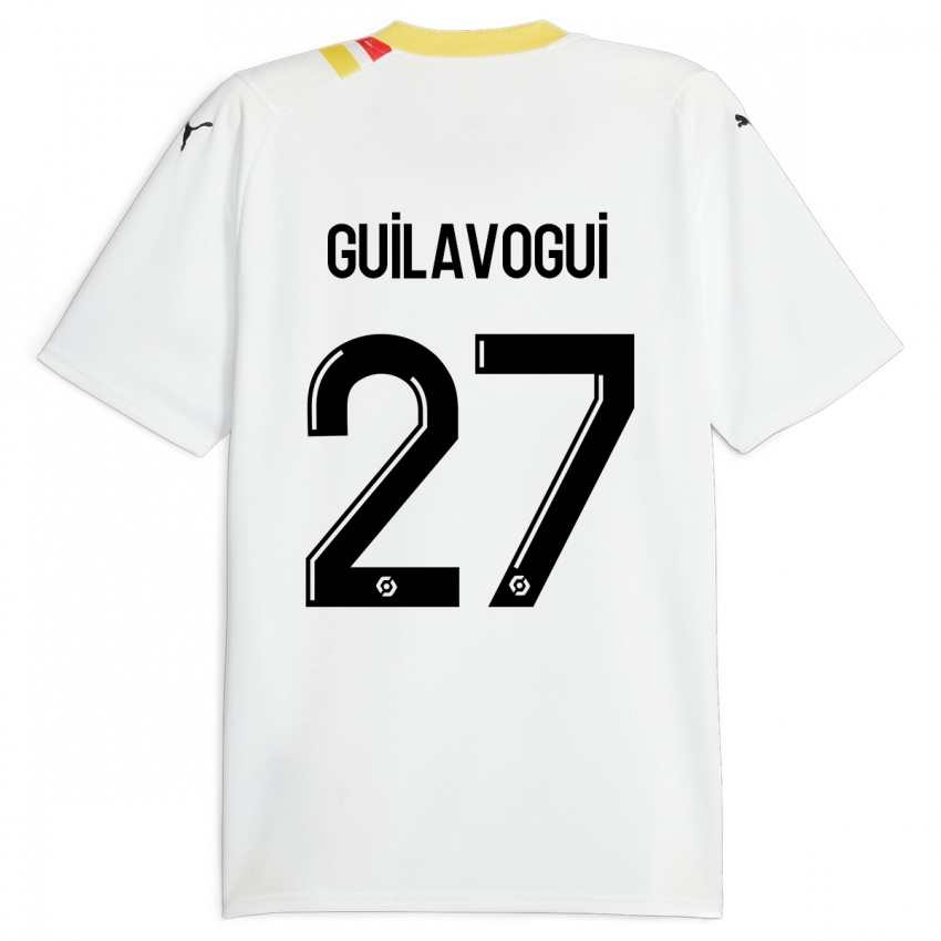 Bambino Maglia Morgan Guilavogui #27 Nero Kit Gara Away 2023/24 Maglietta