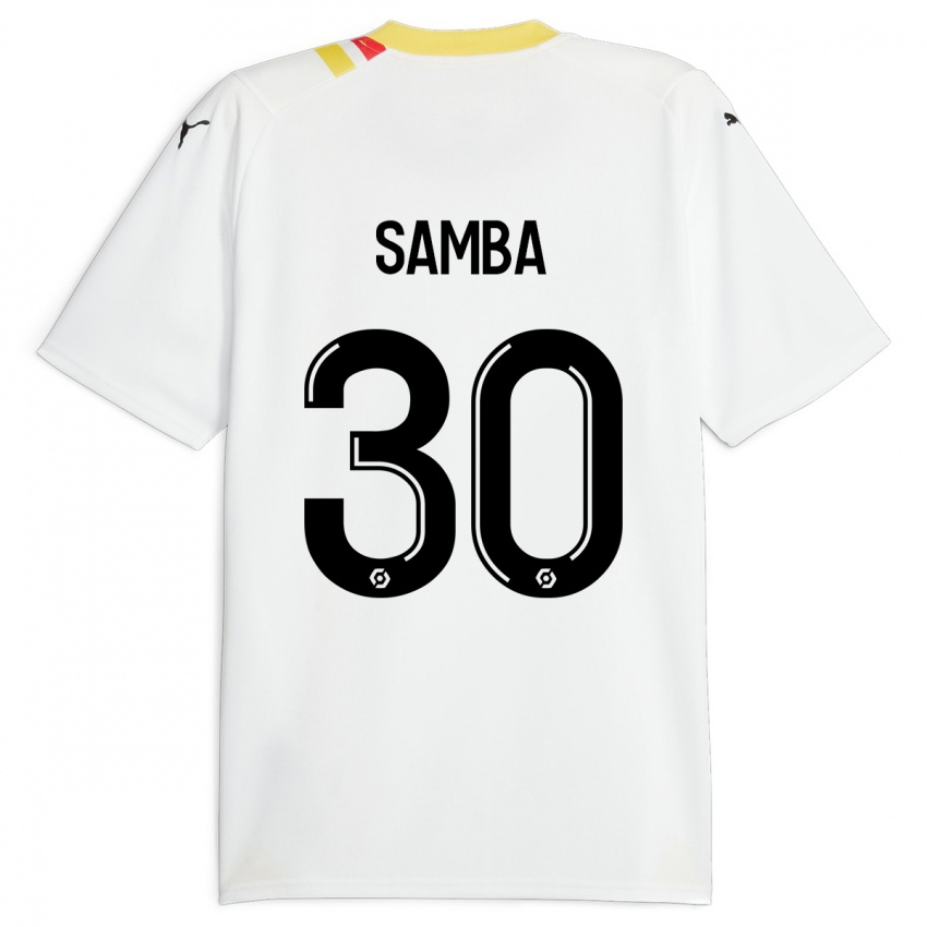 Bambino Maglia Brice Samba #30 Nero Kit Gara Away 2023/24 Maglietta