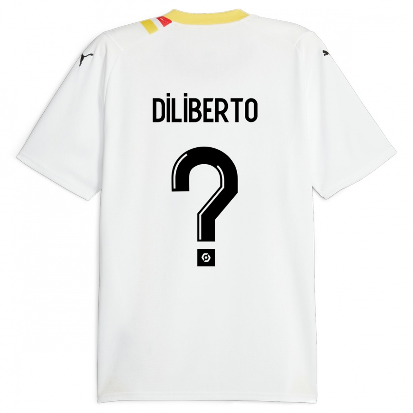 Bambino Maglia Noah Diliberto #0 Nero Kit Gara Away 2023/24 Maglietta