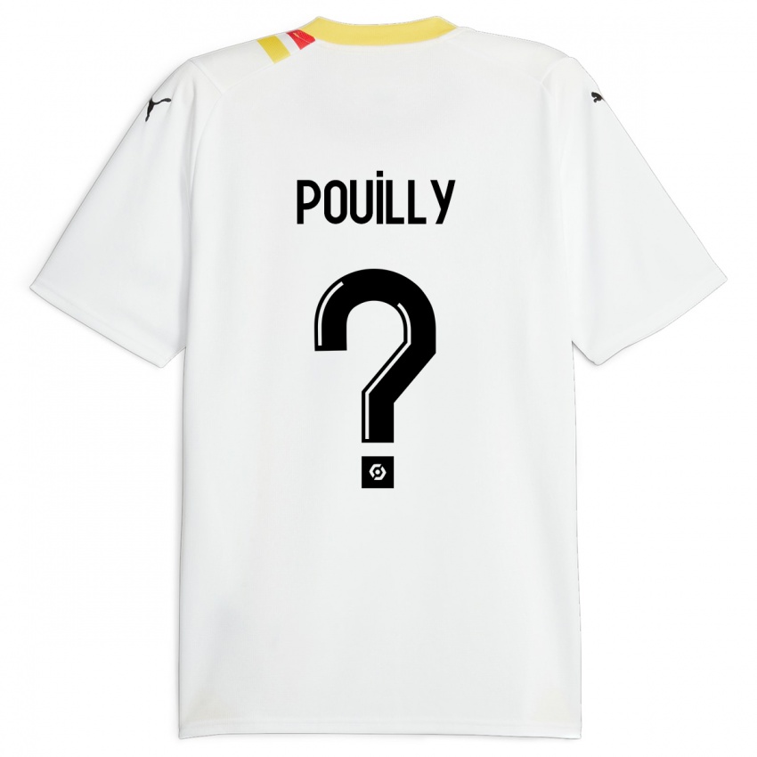 Bambino Maglia Tom Pouilly #0 Nero Kit Gara Away 2023/24 Maglietta