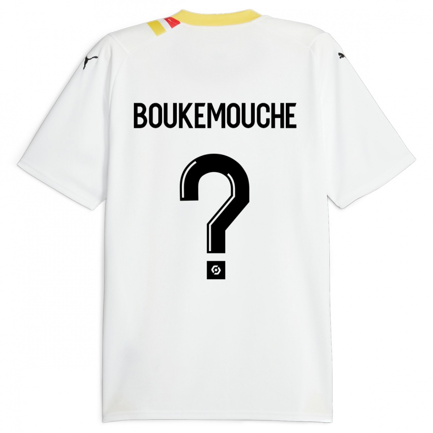 Bambino Maglia Amine Boukemouche #0 Nero Kit Gara Away 2023/24 Maglietta