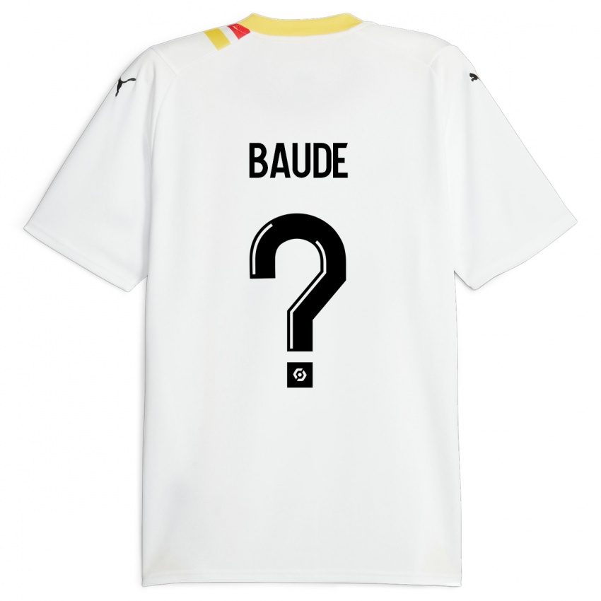 Bambino Maglia Léo Baudé #0 Nero Kit Gara Away 2023/24 Maglietta