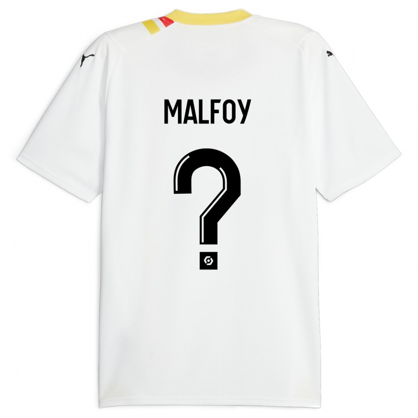 Bambino Maglia Lucas Malfoy #0 Nero Kit Gara Away 2023/24 Maglietta