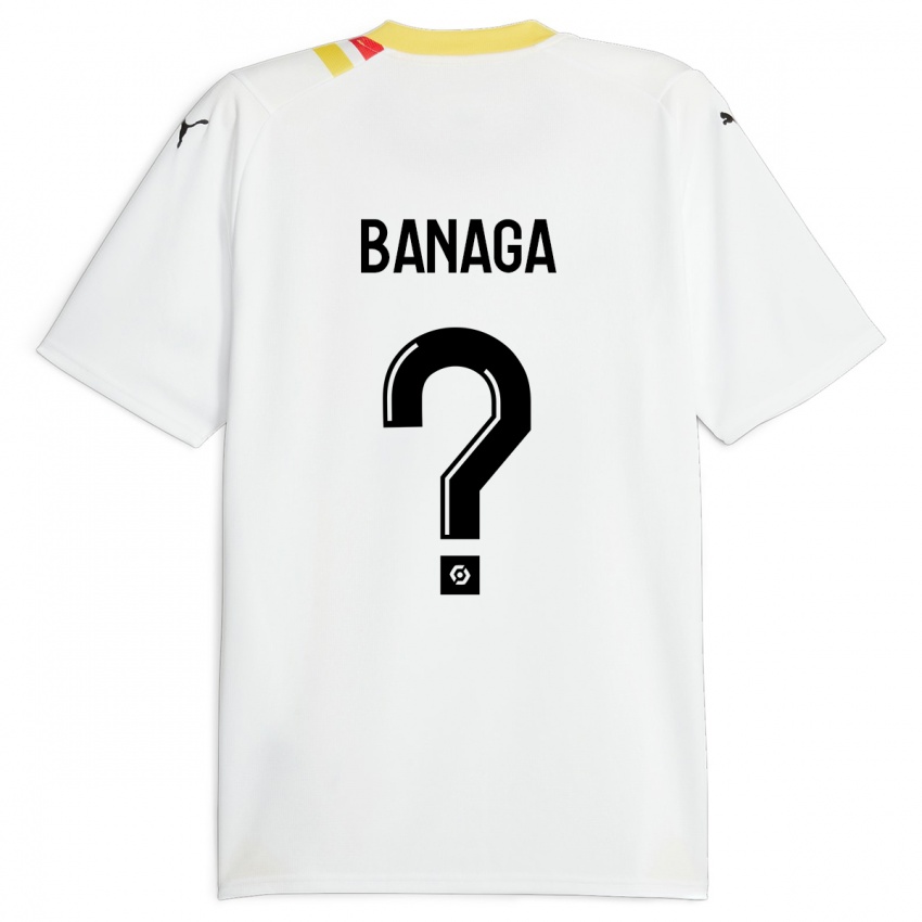 Bambino Maglia Mathéssendé Baud Banaga #0 Nero Kit Gara Away 2023/24 Maglietta