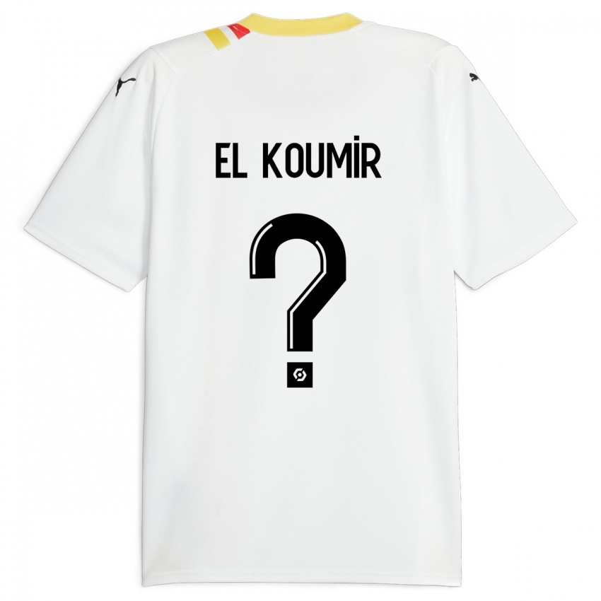 Bambino Maglia Kaïna El Koumir #0 Nero Kit Gara Away 2023/24 Maglietta