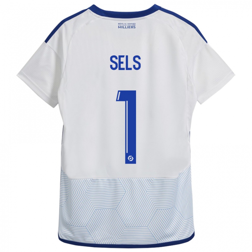 Bambino Maglia Matz Sels #1 Bianco Kit Gara Away 2023/24 Maglietta