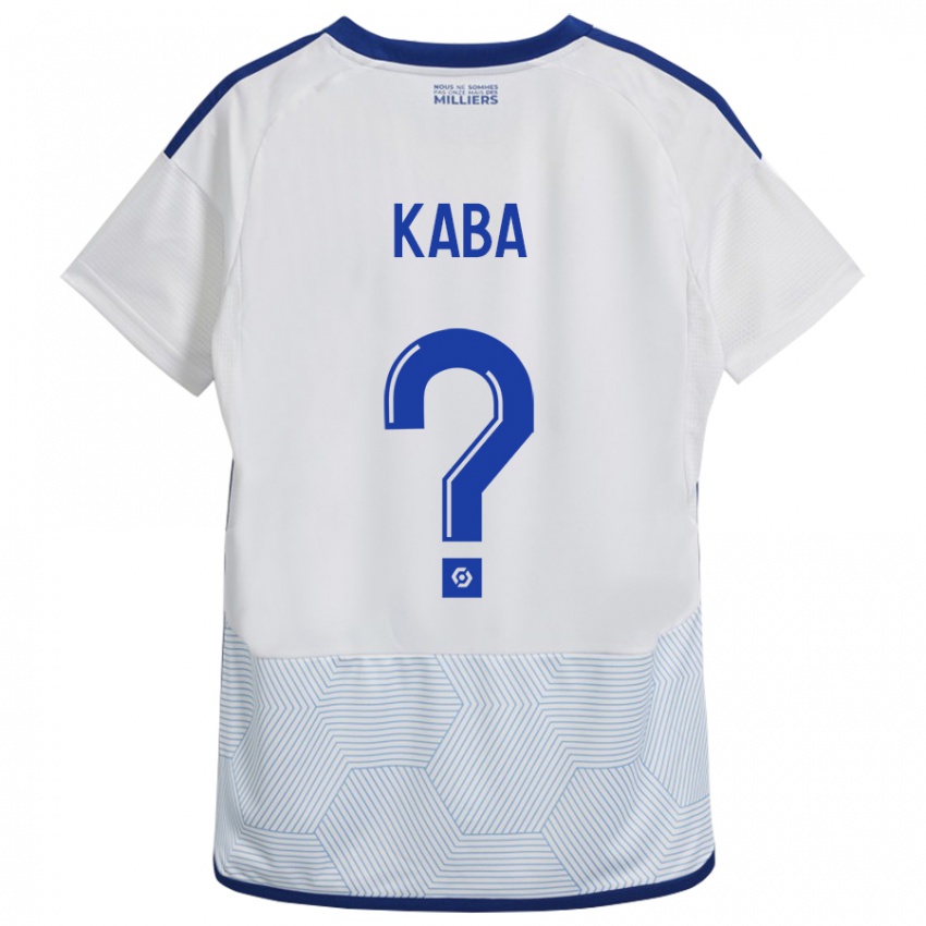 Bambino Maglia Kanfory Kaba #0 Bianco Kit Gara Away 2023/24 Maglietta