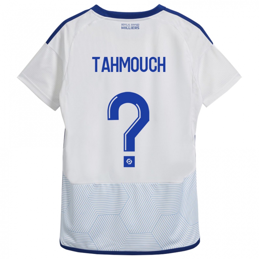 Bambino Maglia Mathieu Tahmouch #0 Bianco Kit Gara Away 2023/24 Maglietta