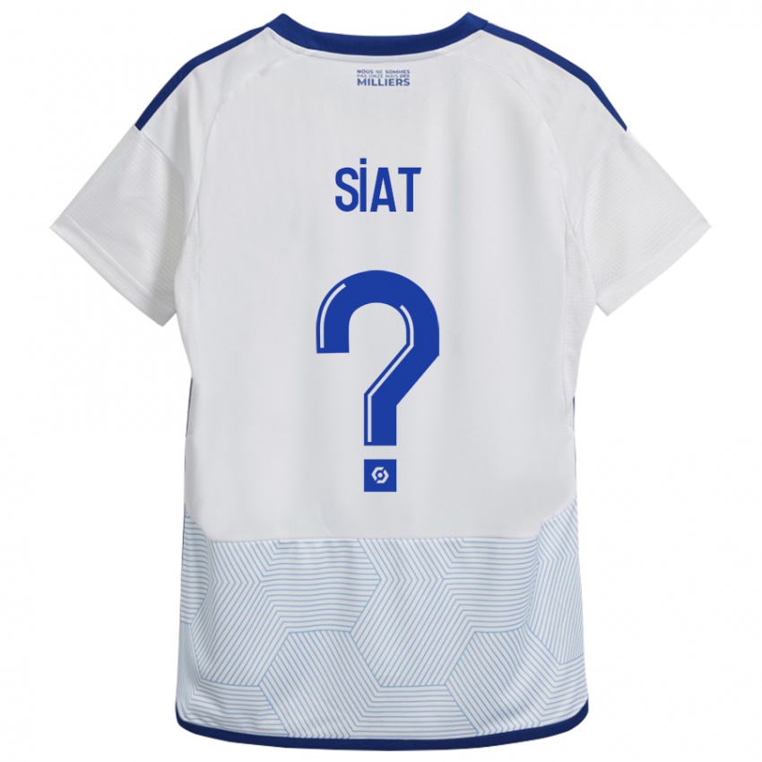 Bambino Maglia Victor Siat #0 Bianco Kit Gara Away 2023/24 Maglietta