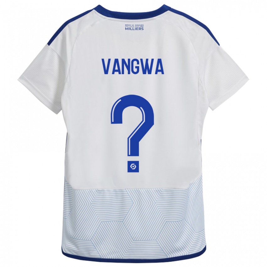 Bambino Maglia Jilva Vangwa #0 Bianco Kit Gara Away 2023/24 Maglietta