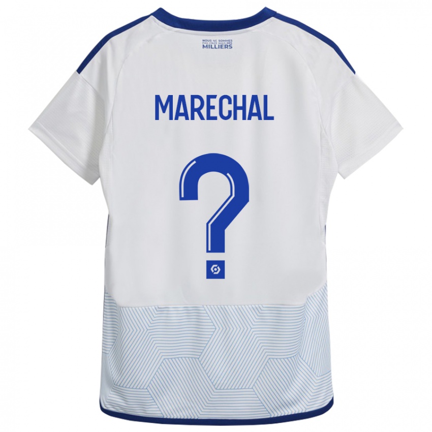 Bambino Maglia Max Marechal #0 Bianco Kit Gara Away 2023/24 Maglietta