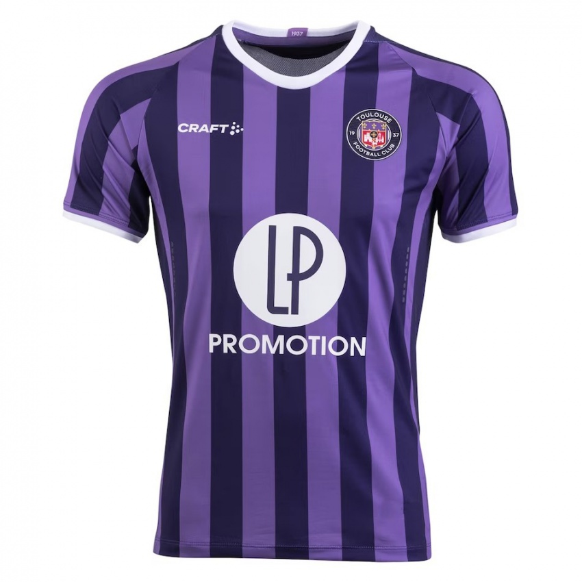 Bambino Maglia Yanis Begraoui #14 Porpora Kit Gara Away 2023/24 Maglietta