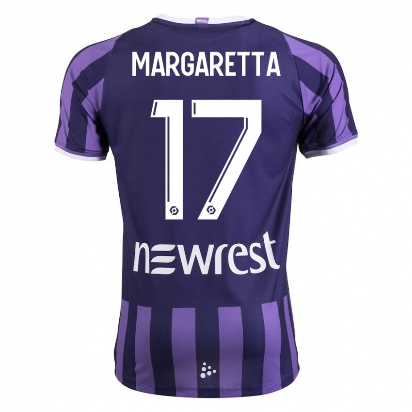 Bambino Maglia Jessica Margaretta #17 Porpora Kit Gara Away 2023/24 Maglietta