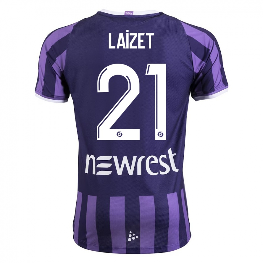 Bambino Maglia Emma Laizet #21 Porpora Kit Gara Away 2023/24 Maglietta