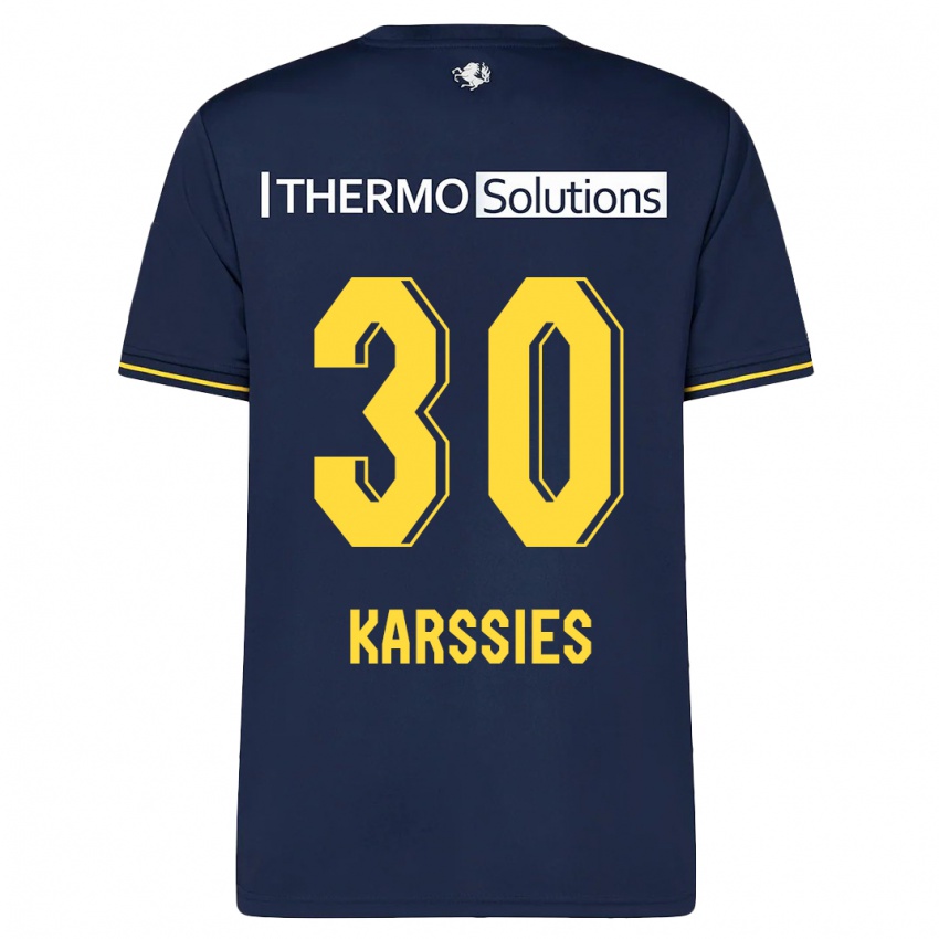 Bambino Maglia Sam Karssies #30 Marina Militare Kit Gara Away 2023/24 Maglietta