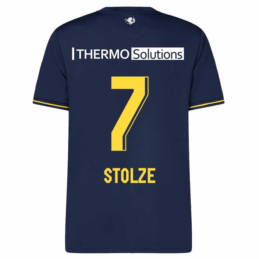 Bambino Maglia Anna-Lena Stolze #7 Marina Militare Kit Gara Away 2023/24 Maglietta