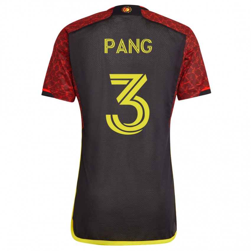 Bambino Maglia Kaylene Pang #3 Arancia Kit Gara Away 2023/24 Maglietta